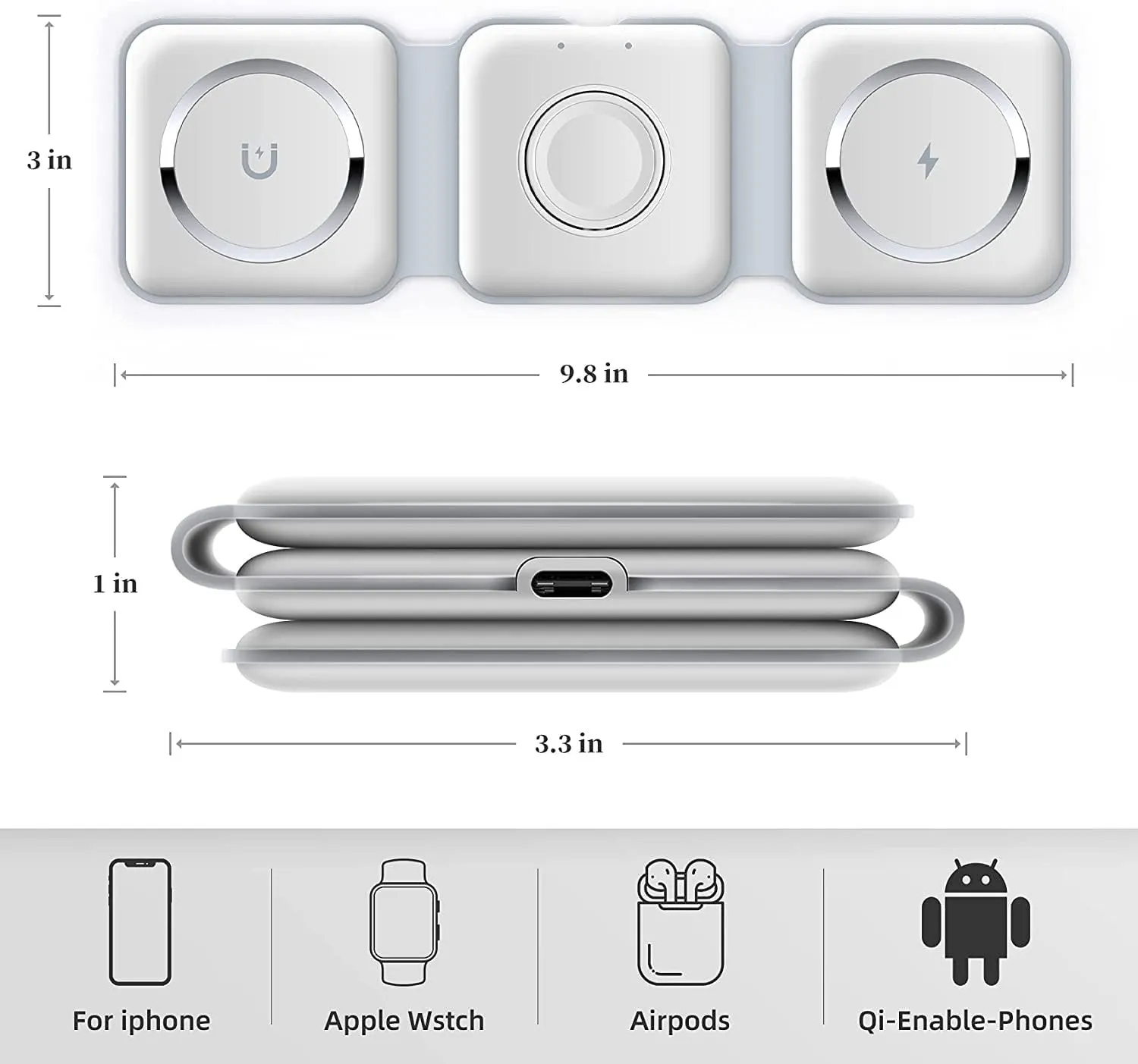 3 in 1 Wireless Charger