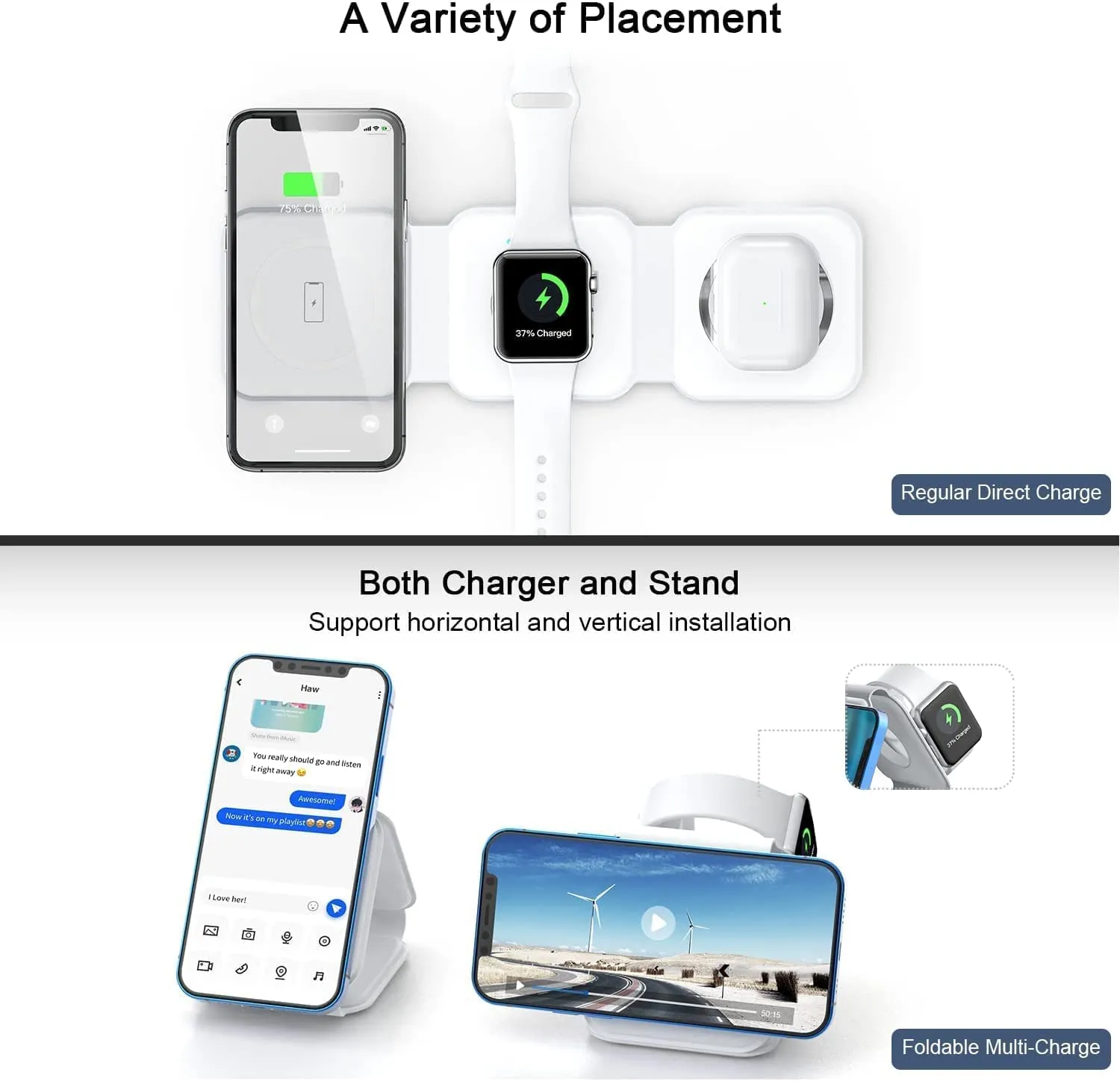 3 in 1 Wireless Charger