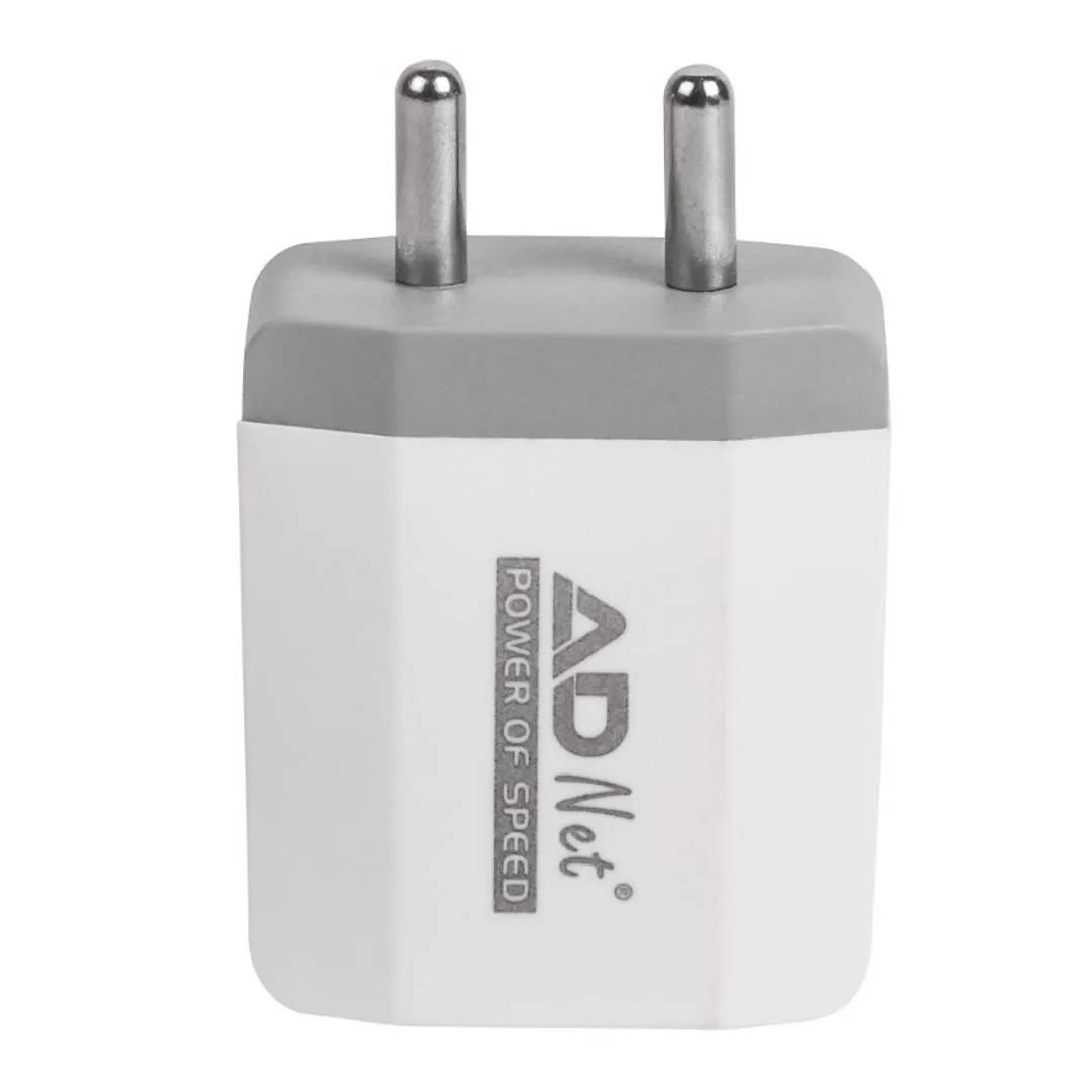 3.1 Amp 5V Dual Port Fast Wall Charger With Fast Charging Micro USB Cable