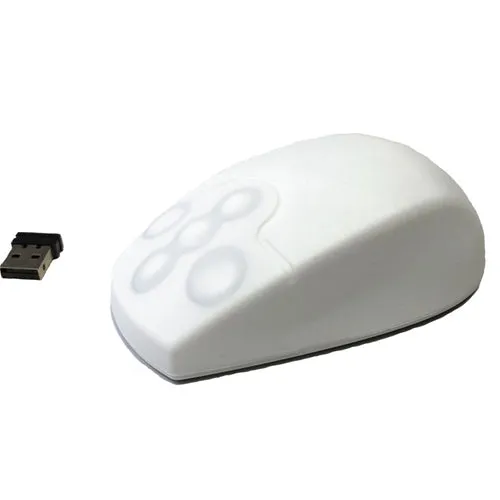 AccuMed Wireless Medical Mouse - White