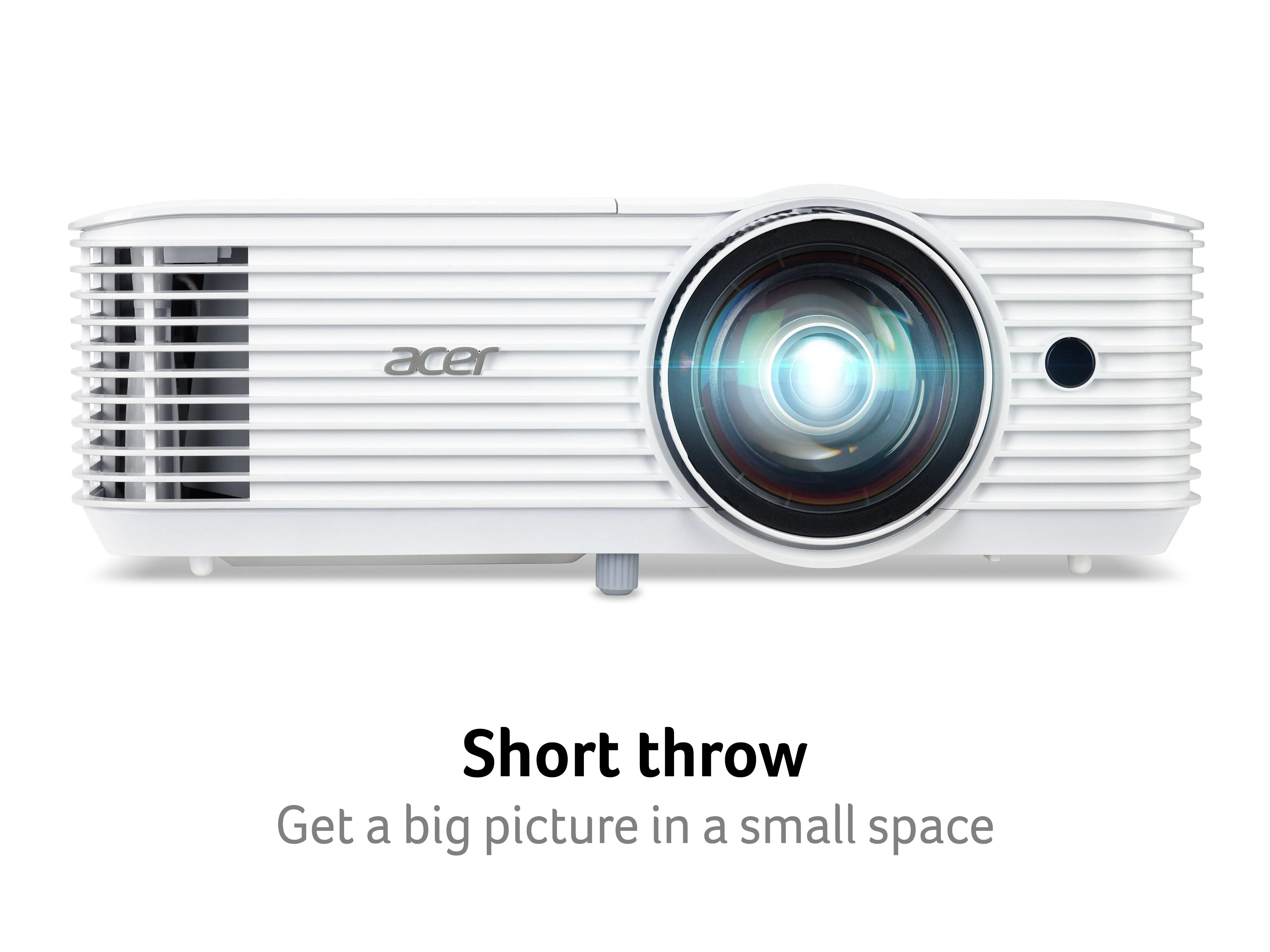 Acer S1286hn - Dlp Projector - Portable - 3D - 3500 Ansi Lumens - Xga (1024 X 768) - 4:3 - Short-Throw Fixed Lens - Lan