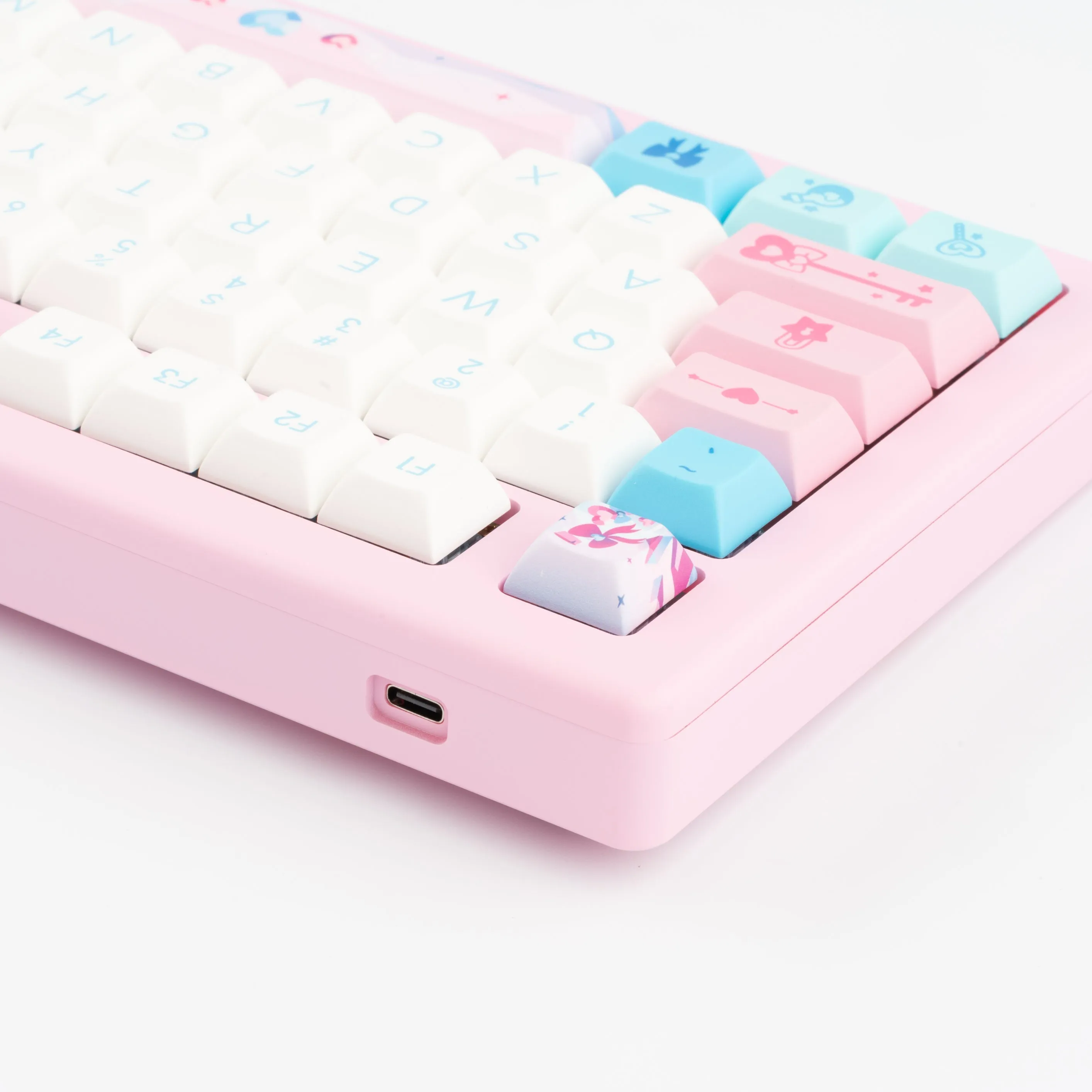 Akko DSA Sylph Potion ACR Pro 75 Gasket Mounted Hot-Swappable Keyboard (Akko Cream Blue V3 Pro - Tactile)