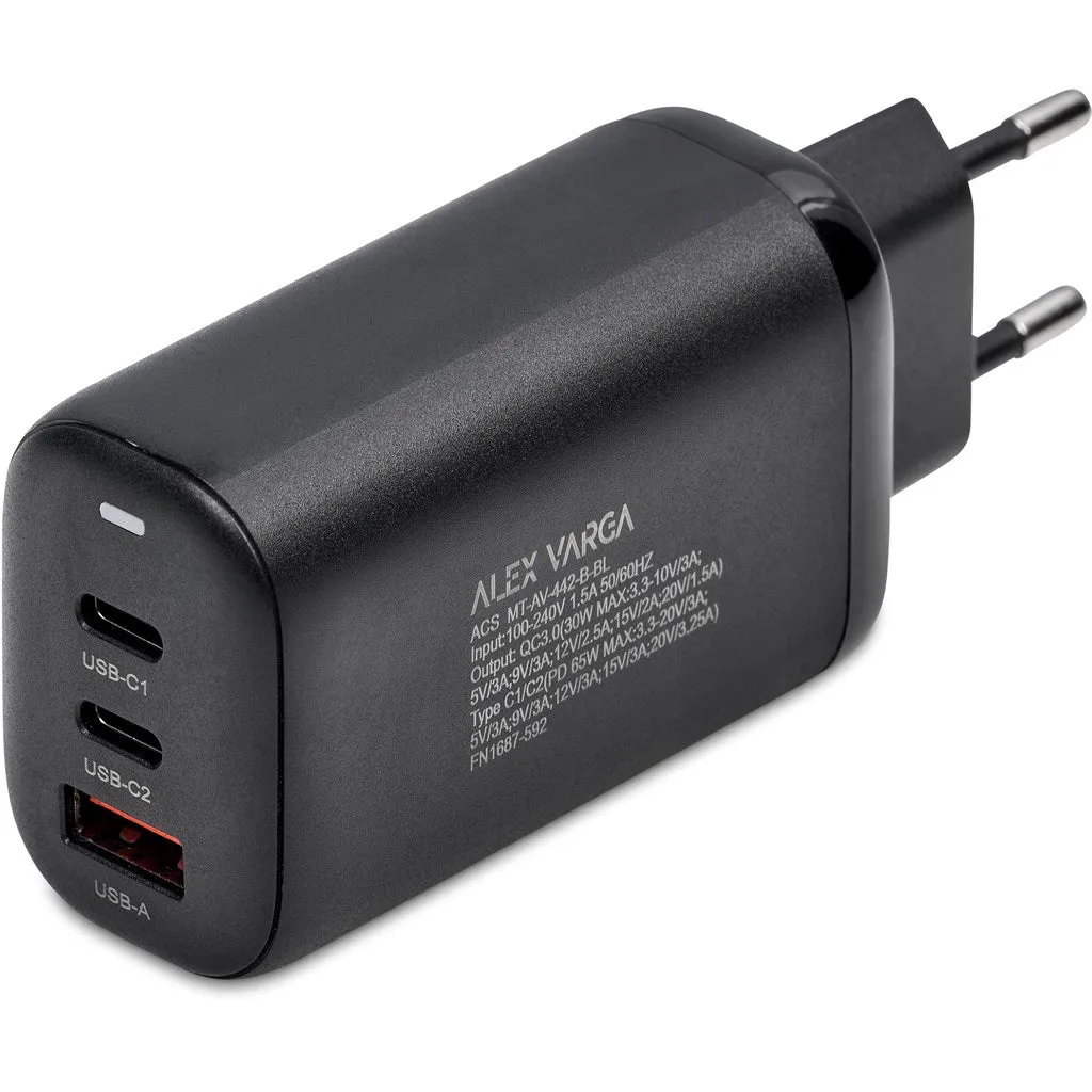 Alex Varga Alfonta QC 3.0 & PD 65W Wall Charger