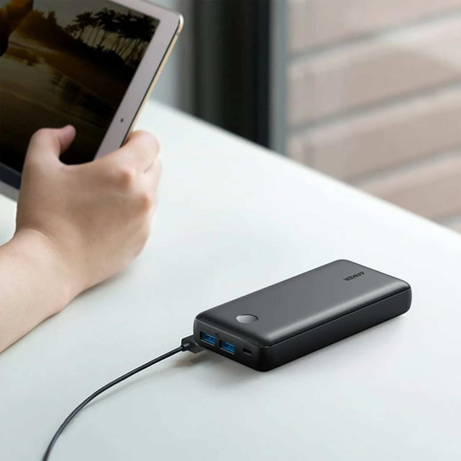 Anker Powercore Select 20K mAh 18W Power Bank W/ 2 USB-A Ports - Black