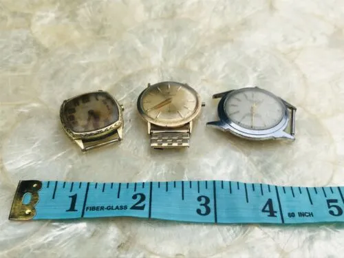 Antique Vintage 14K GF Hamilton, Wittnauer Swiss   Water Shedder Watch Lot of 3