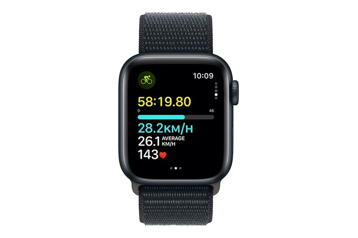 Apple Watch SE GPS | 44mm | Midnight Aluminium Case with Midnight Sport Loop - S/L