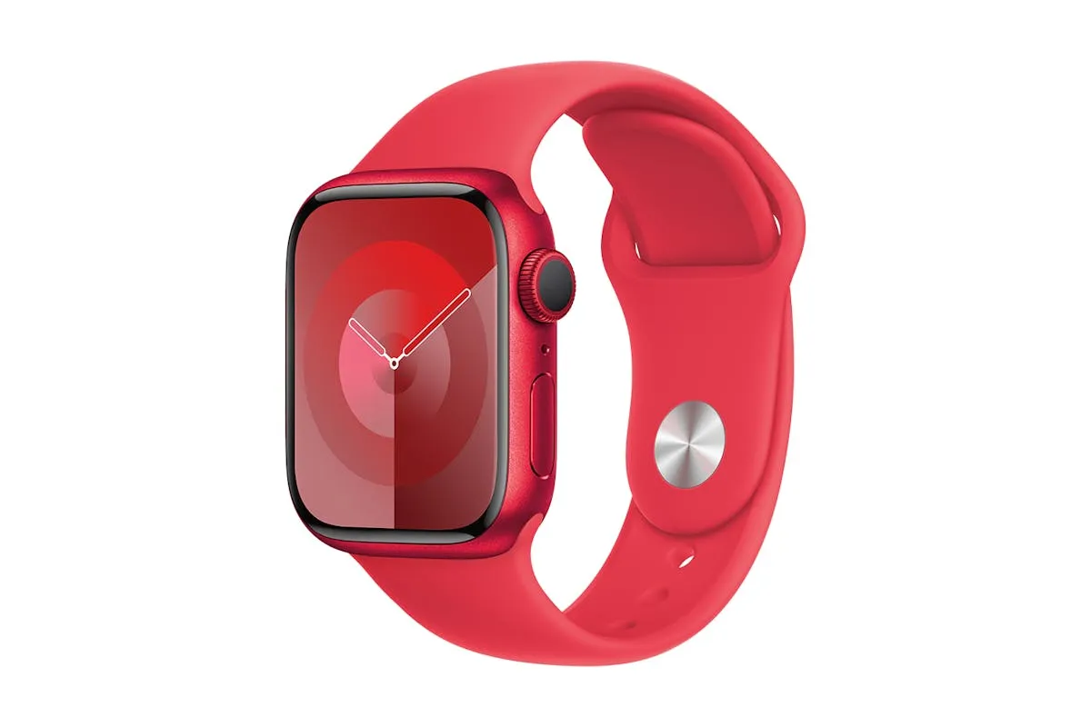 Apple Watch Series 9 | 45mm | Red Aluminium Red Sport Band S/M