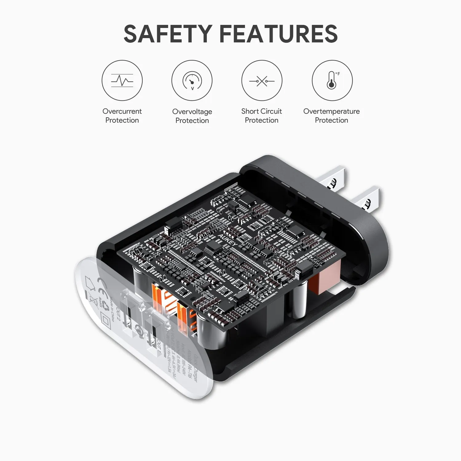 AUKEY Accel Easy Charge with 3 USB Ports, PA-T16