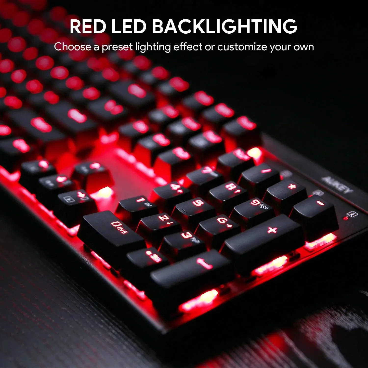 Aukey KM-G6 Mechanical Gaming Keyboard with LED Backlighting