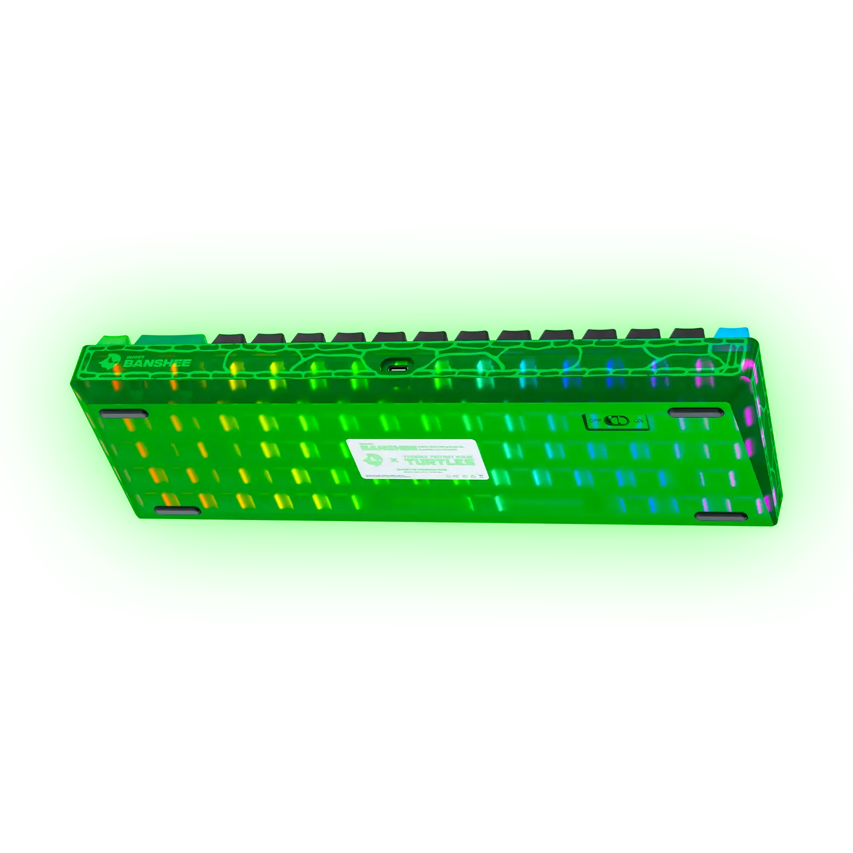 Banshee K68 Magnetic Switch Keyboard - Teenage Mutant Ninja Turtles (4 Colors in 1)