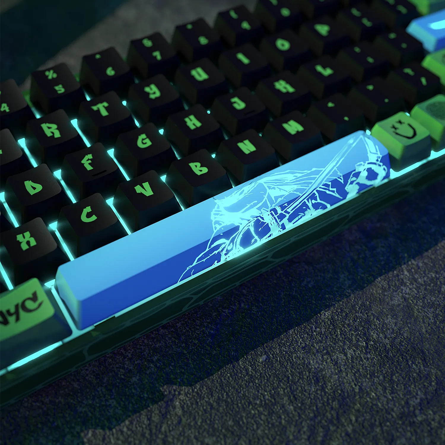 Banshee K68 Magnetic Switch Keyboard - Teenage Mutant Ninja Turtles (4 Colors in 1)