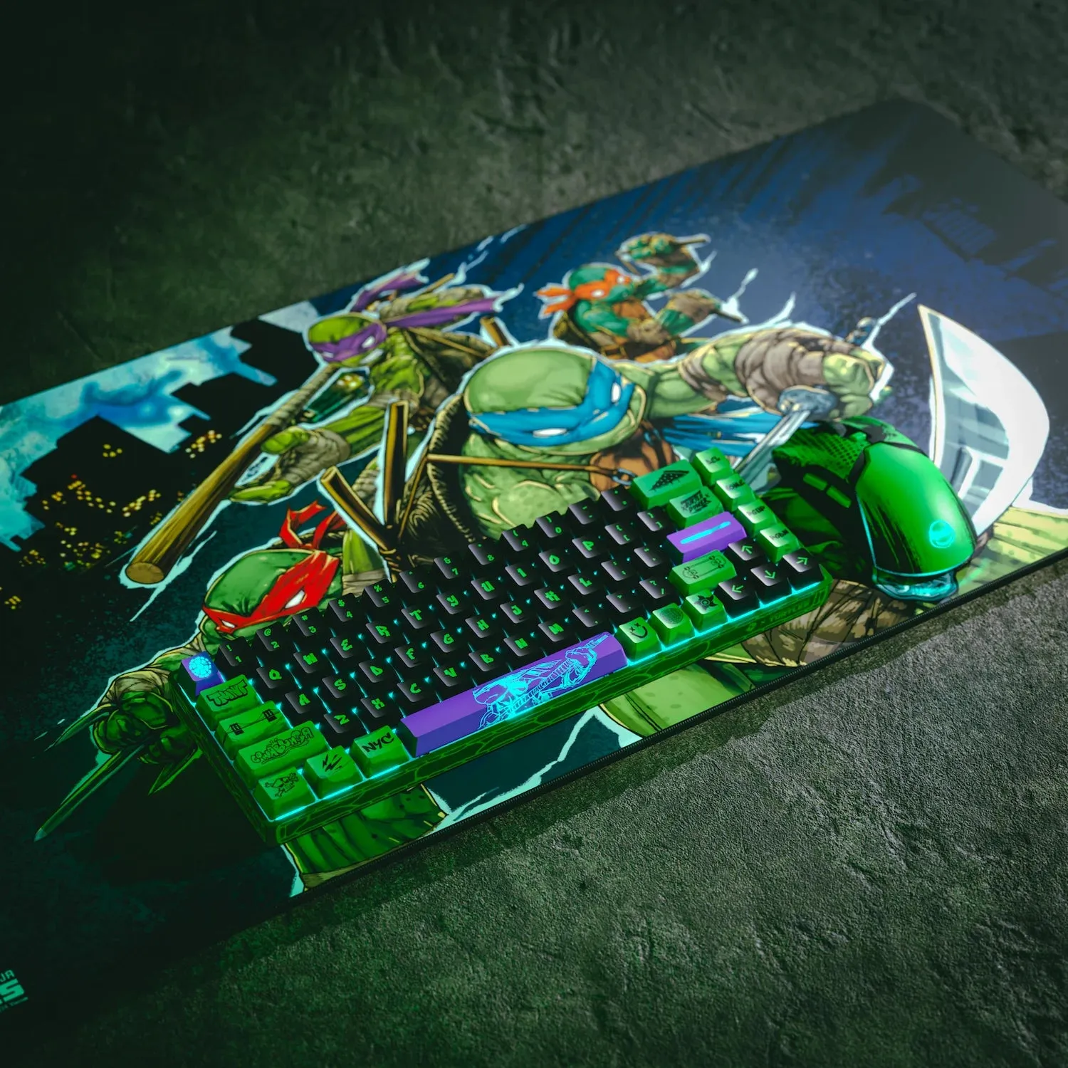 Banshee K68 Magnetic Switch Keyboard - Teenage Mutant Ninja Turtles (4 Colors in 1)