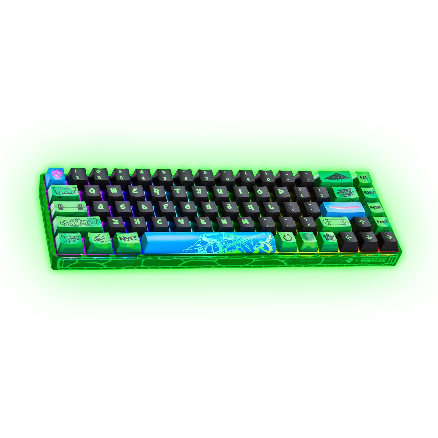 Banshee K68 Magnetic Switch Keyboard - Teenage Mutant Ninja Turtles (4 Colors in 1)