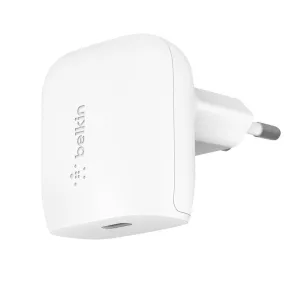 Belkin USB C Wall Charger 20W Compact & Fast Charging - White