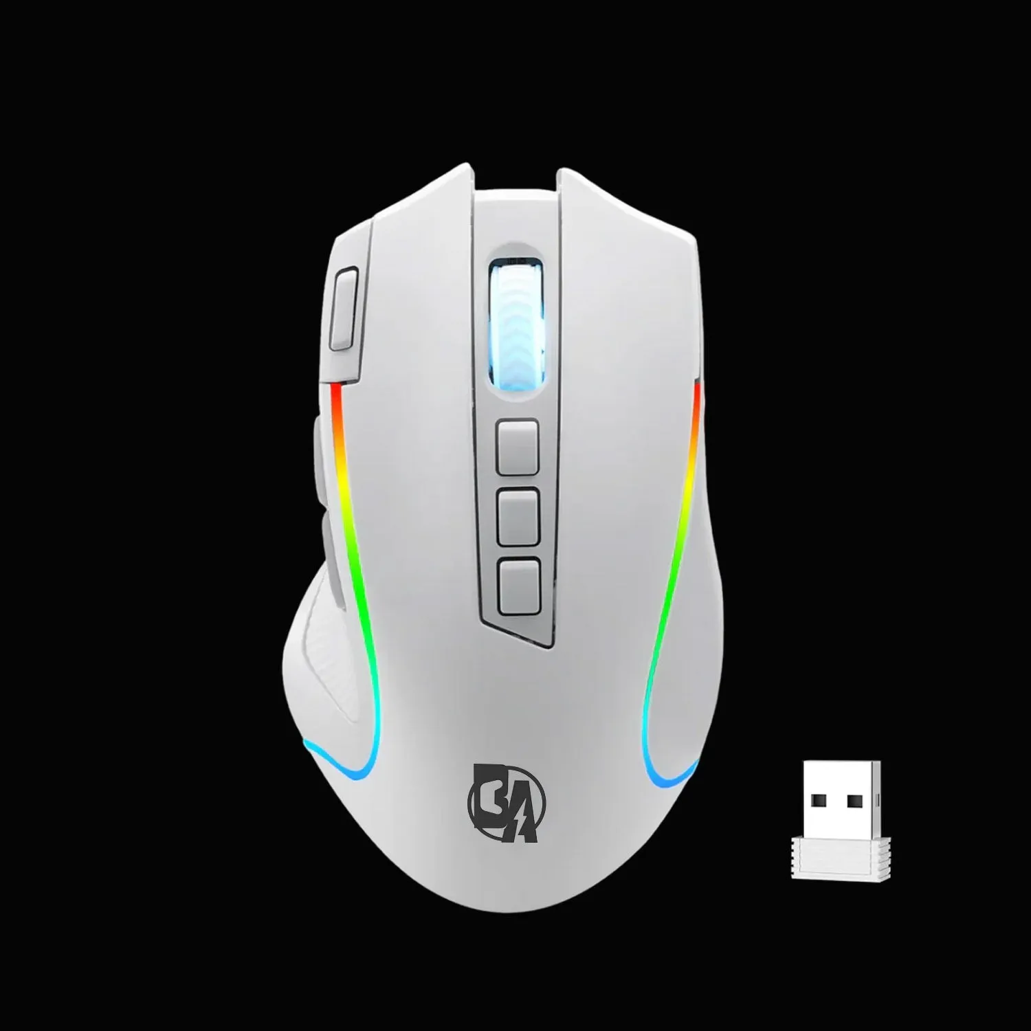 BOLT AXTION M612 RGB Gaming Mouse, 8000 DPI, 11 Programmable Buttons, 5 Backlit Modes