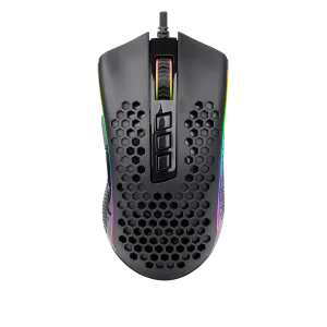 BOLT AXTION M808 Storm RGB Gaming Mouse, 85g Lightweight - 12,400 DPI Sensor, 7 Programmable Buttons, Precise Registration - Super-Lite Cable