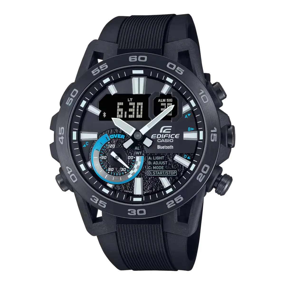 Casio Edifice Mobile Linked Stainless Steel Men's Watch| ECB-40PB-1ADF