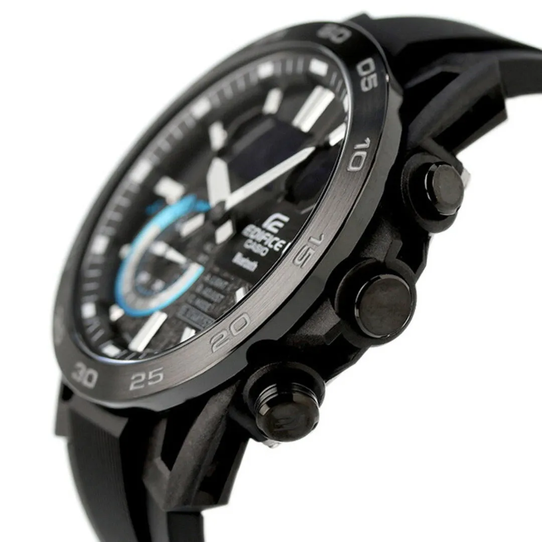 Casio Edifice Mobile Linked Stainless Steel Men's Watch| ECB-40PB-1ADF