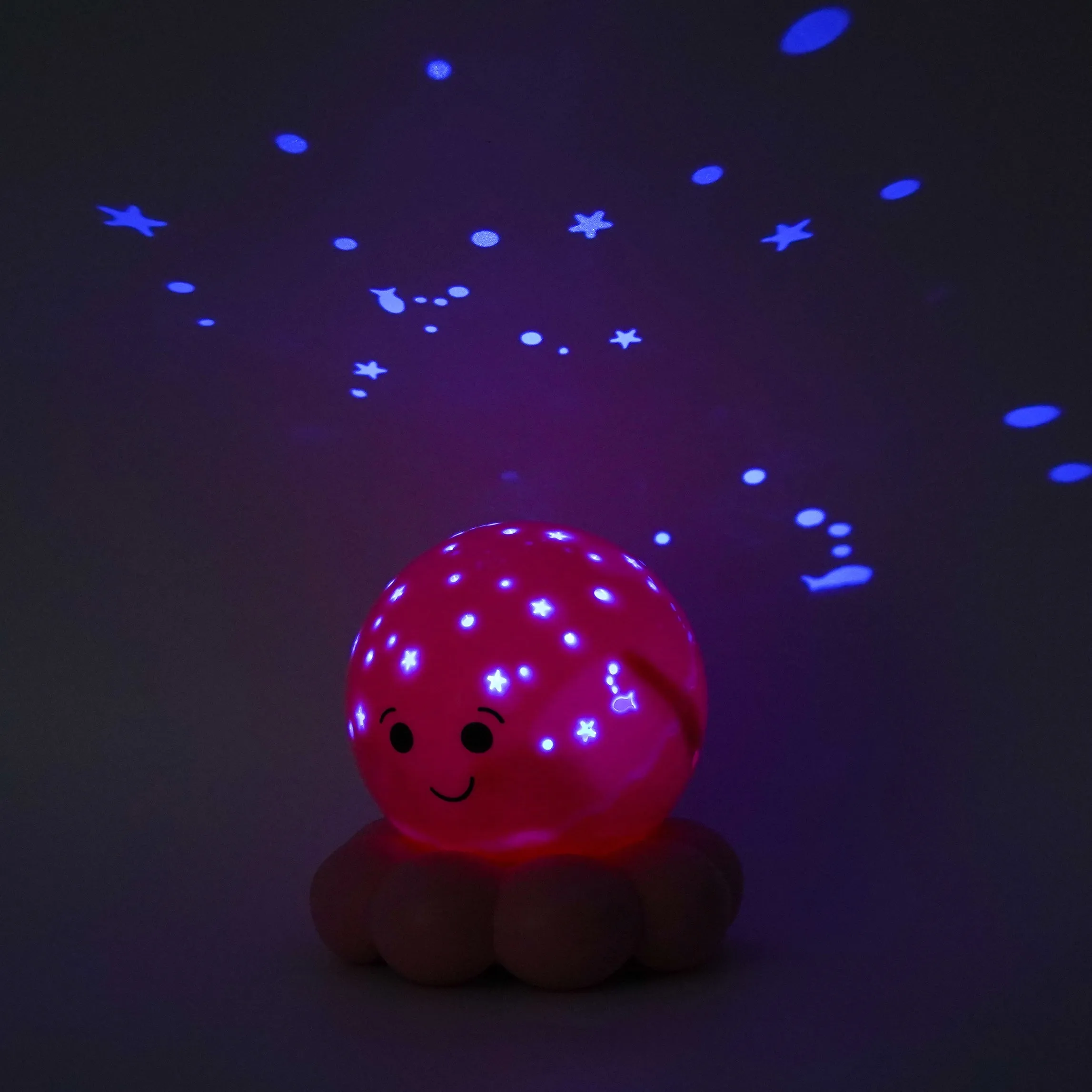 Cloud b -Twinkles To Go Octo | Pink Projecting Night Light