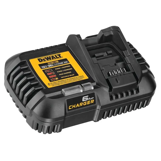 DEWALT 12V MAX* / 20V MAX* FLEXVOLT® 6 Amp Fast Charger