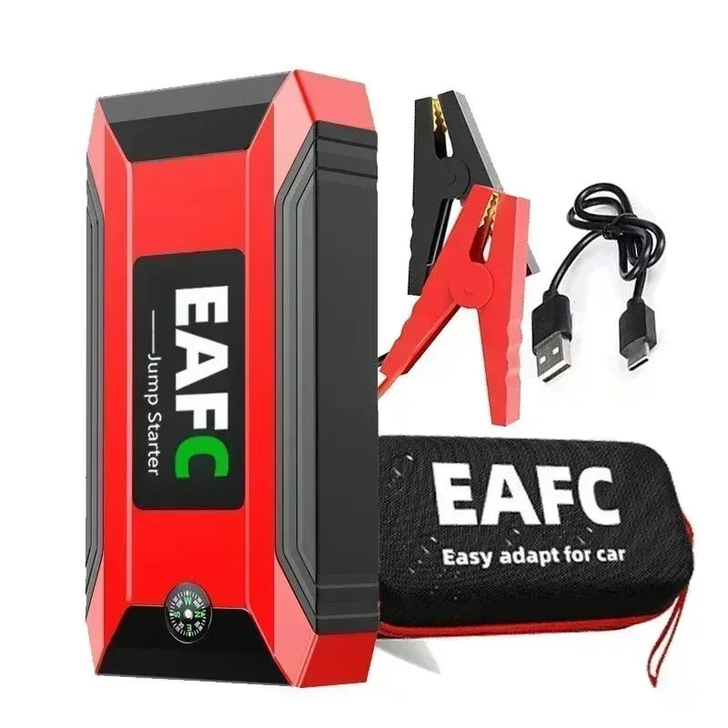 EAFC 12V Portable Car Jump Starter & Power Bank with Emergency Lighting