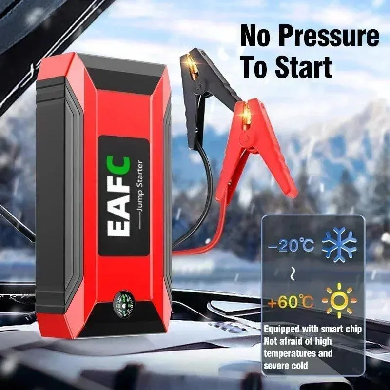 EAFC 12V Portable Car Jump Starter & Power Bank with Emergency Lighting