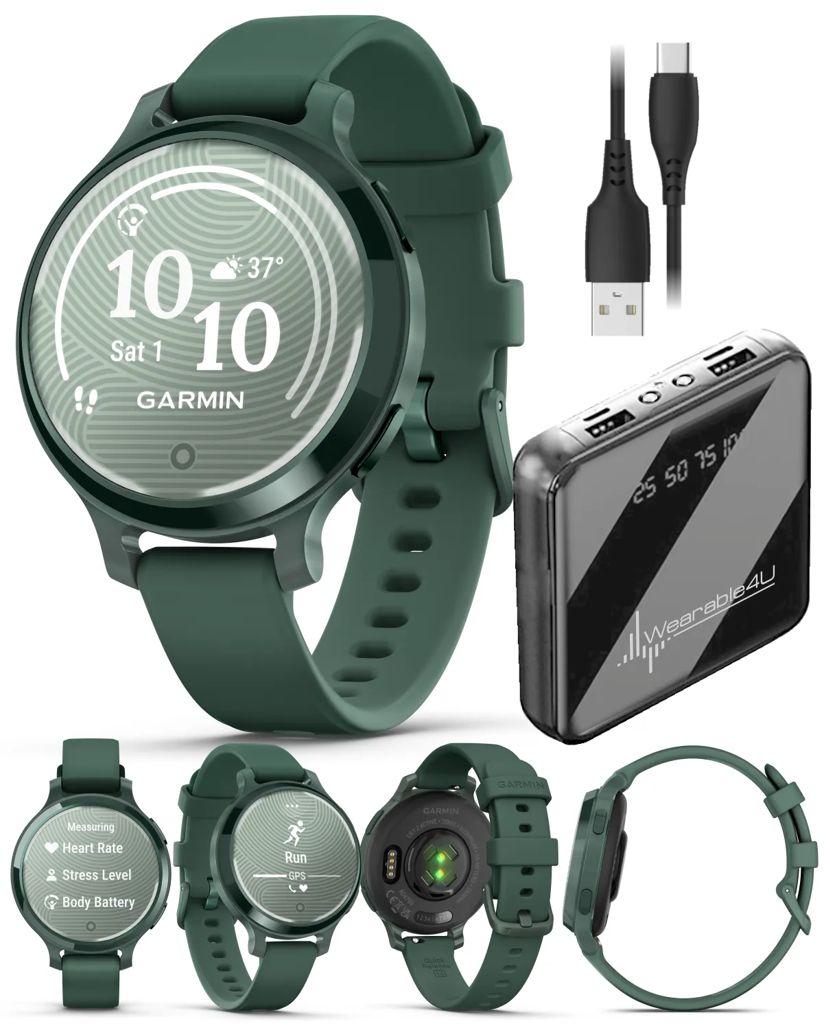 Garmin Lily 2 Active 38 mm Women Stylish GPS Smartwatch