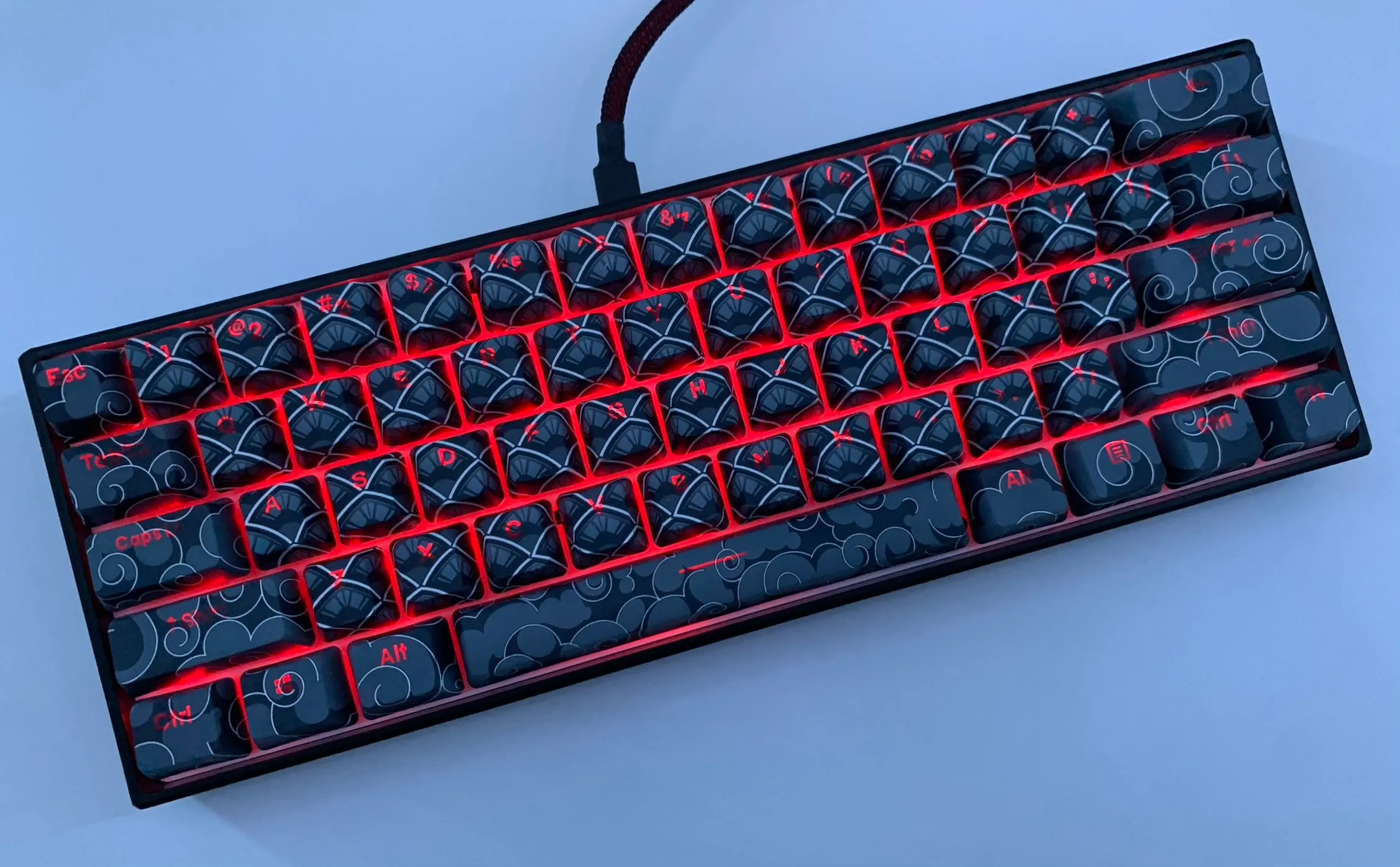 Hayabusa 60% Keyboard - Dark Shippuden