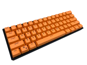 Hayabusa 60% Keyboard - Orange