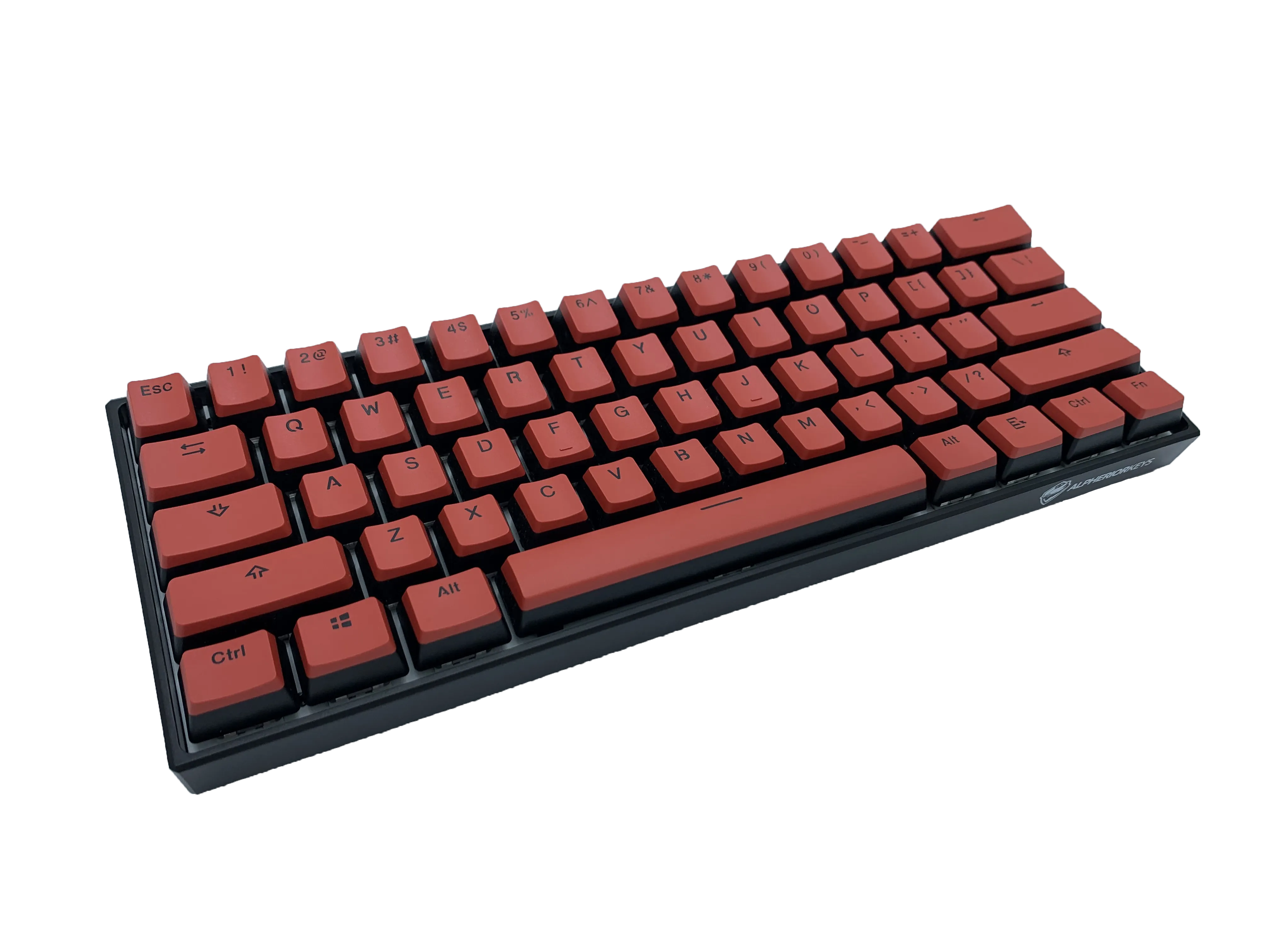 Hayabusa 60% Keyboard - Slayer Pudding (Red & Black)