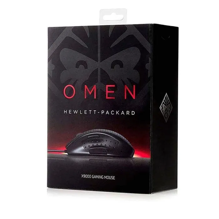 HP Omen X9000 Wired Gaming Mouse, Black