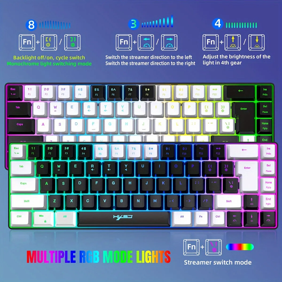 HXSJ New Thin Film Wired Game Keyboard Elevate Your Typing Experience