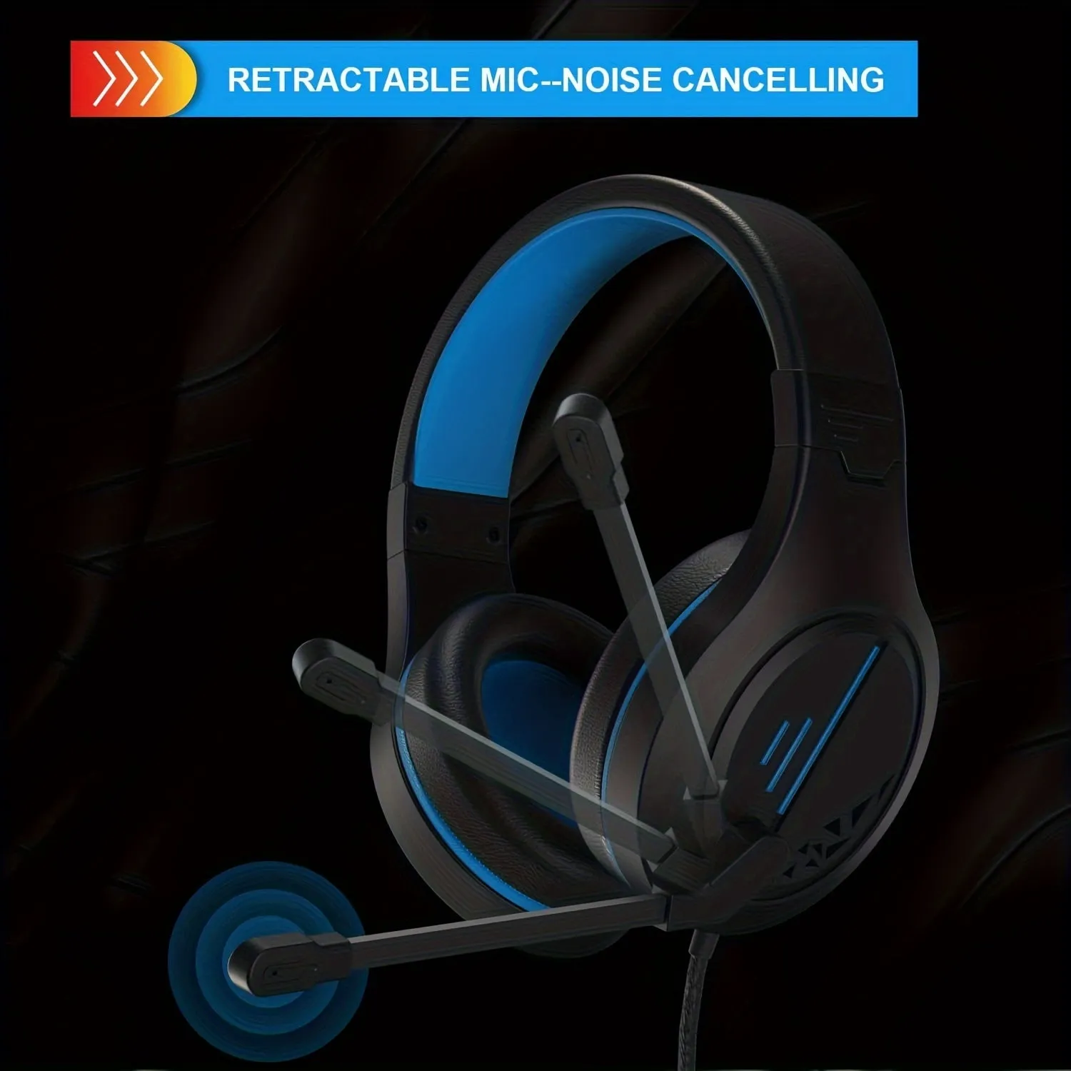 Immerse in Gaming COLUSI Wired Gaming Headset with In-line Volume Controller