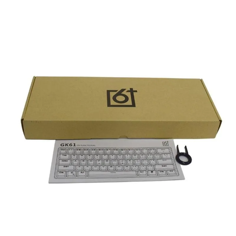 Key Mechanical Keyboard With USB Wired LED