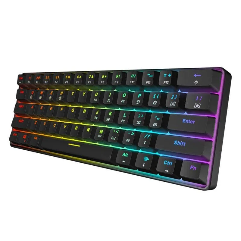 Key Mechanical Keyboard With USB Wired LED