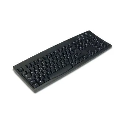 Keyboard SimplyPlugo Brand by Solidtek - Standard US English Black Wired USB Keyboard