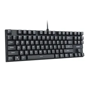 KMG9 TKL Mechanical Keyboard Blue Switches Compact 87Key