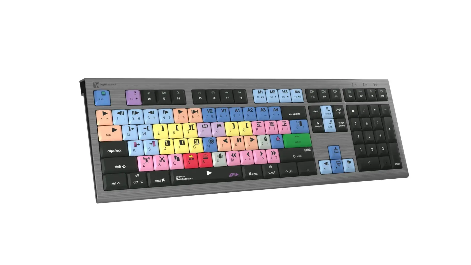 LogicKeyboard Avid Media Composer MAC Astra 2 US  LKB-MCOM4-A2M-US