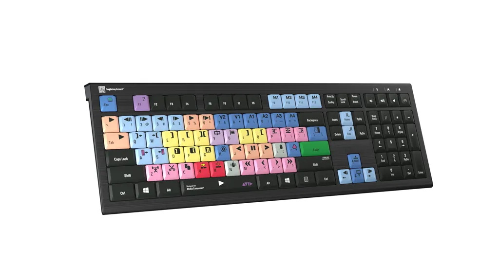 LogicKeyboard Avid Media Composer PC Astra 2 US  LKB-MCOM4-A2PC-US