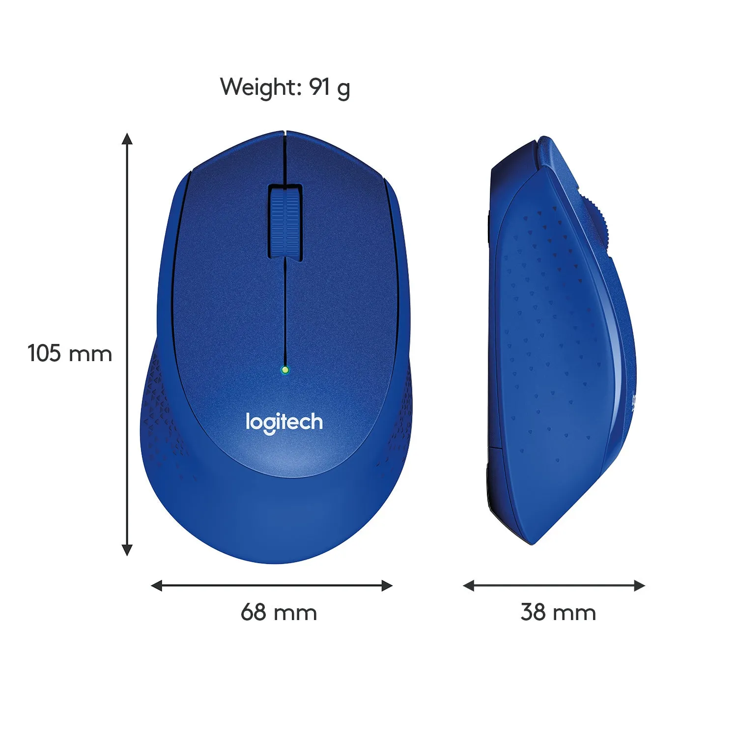 Logitech M330 Silent Plus Wireless Blue