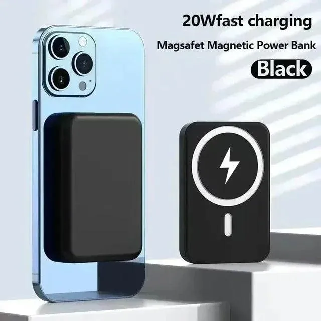 MagSafe Magnetic Wireless Power Bank for iPhone 12-15 Pro MAX, Samsung, and Xiaomi