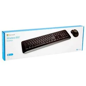 Microsoft Wireless Desktop 850 (PY9-00002) (Band New) with Advanced Encryption Standard (AES) 128-Bit Encryption - Keyboard and Mouse (English) Combo - (Brand New)