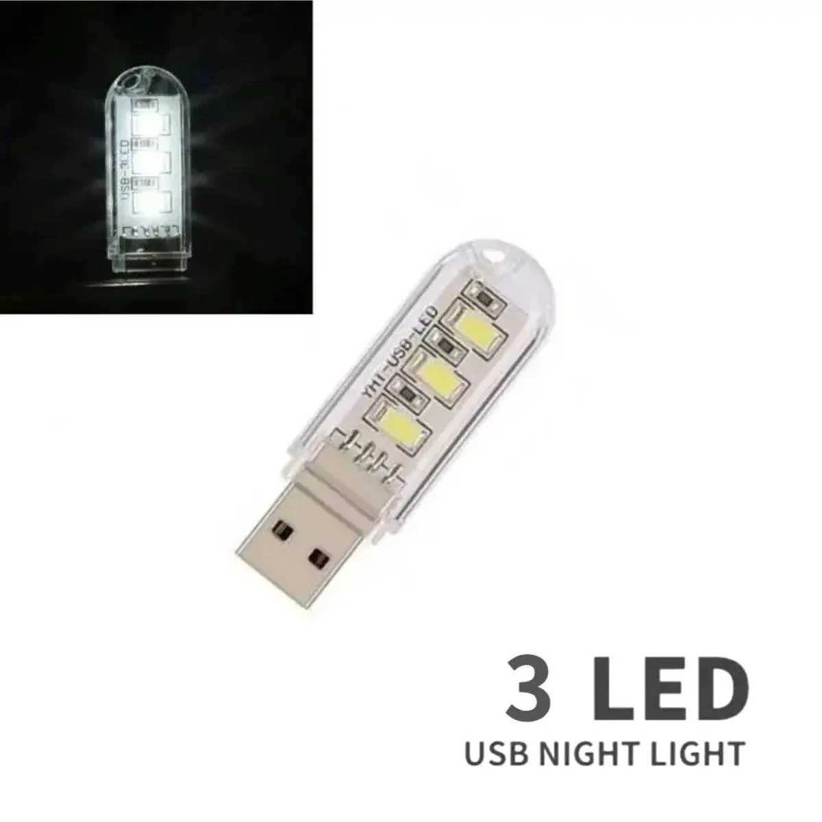 Mini USB LED Book Light: Bright Portable Lamp for PC Laptop.