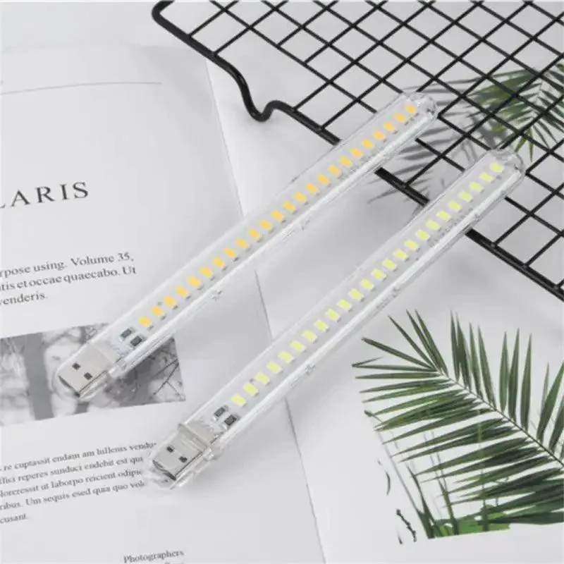 Mini USB LED Book Light: Bright Portable Lamp for PC Laptop.