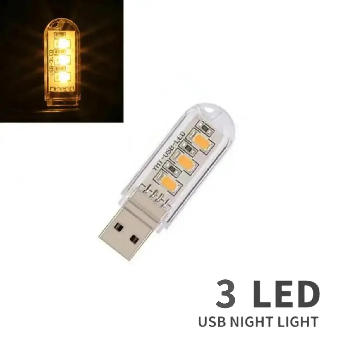 Mini USB LED Book Light: Bright Portable Lamp for PC Laptop.