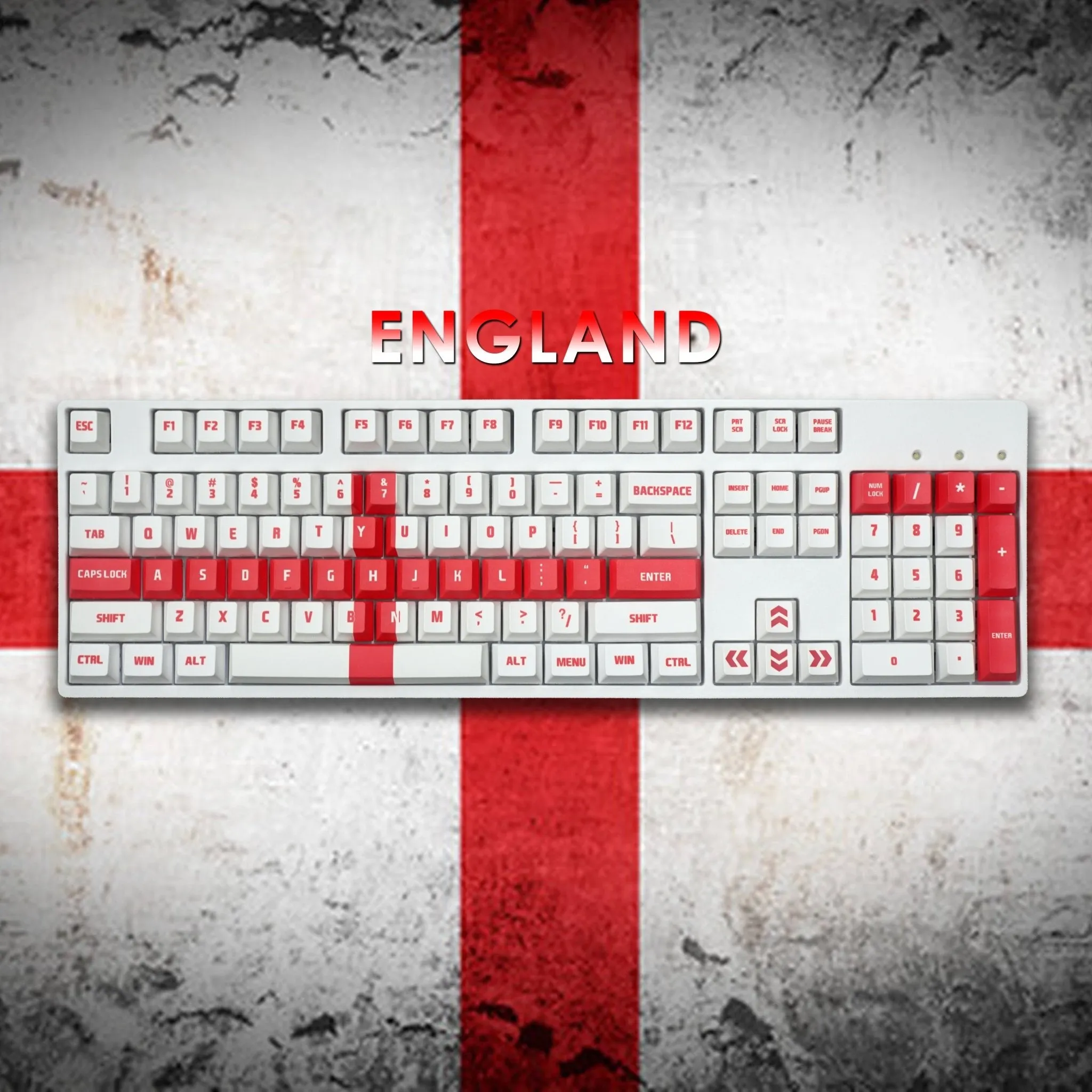 Nation Keycaps | England Keycaps Set