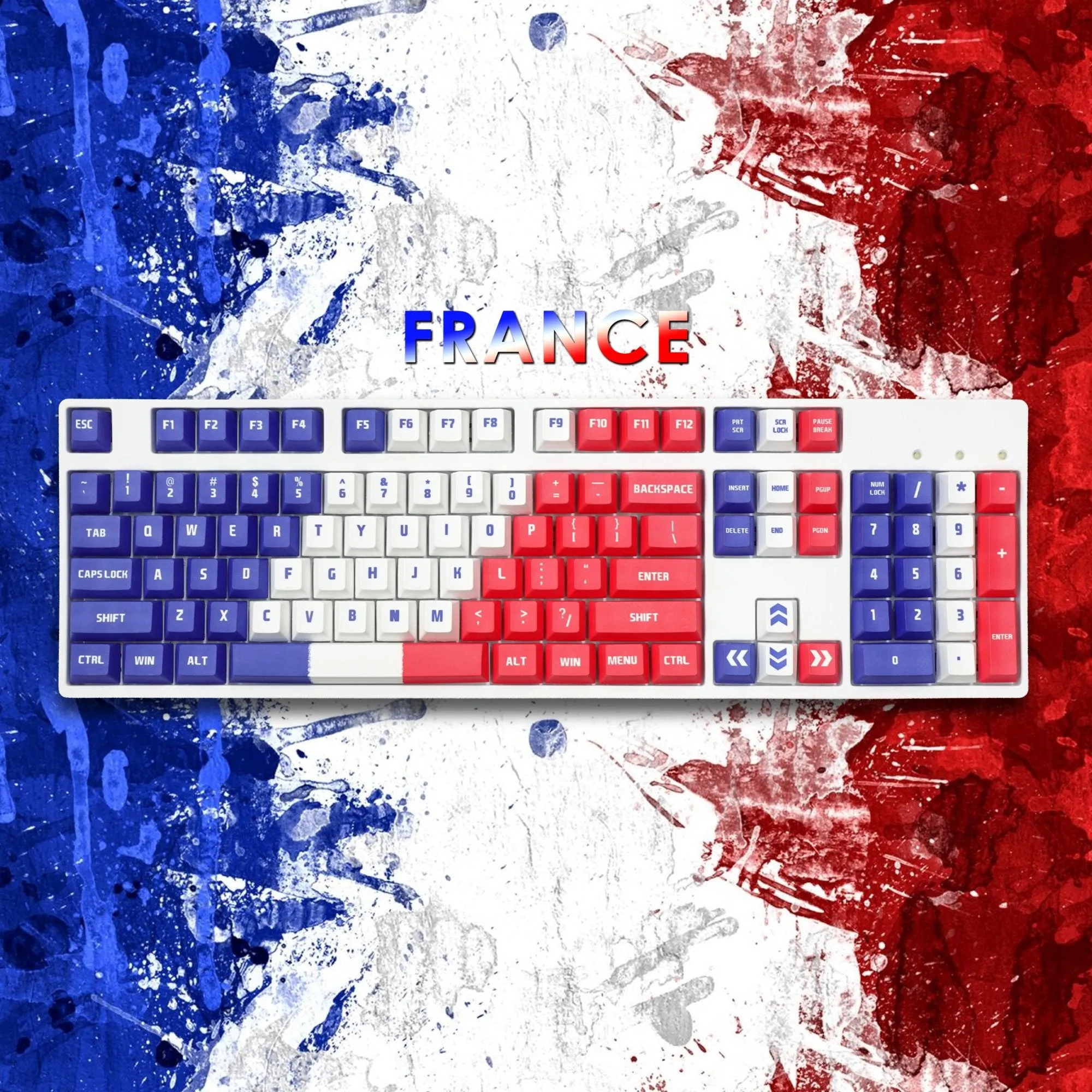 Nation Keycaps | France Keycaps Set