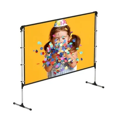 New - Vankyo 100" Projector Screen with Stand