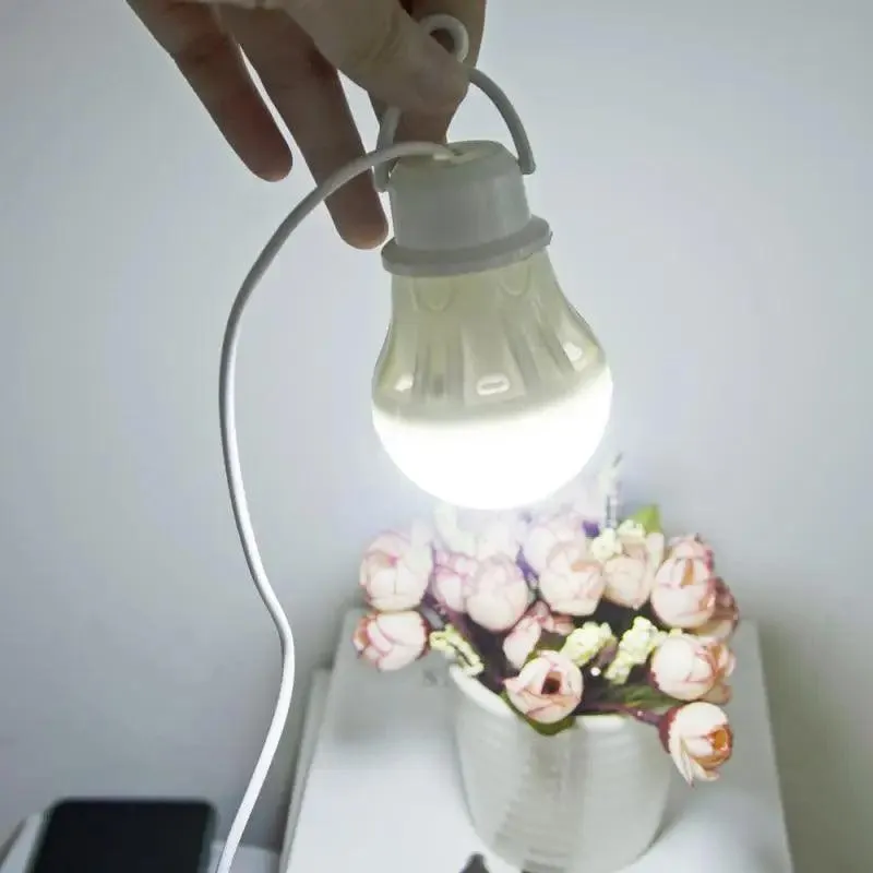 Portable LED Light Bulb: Versatile Mini Lamp for Camping & Study