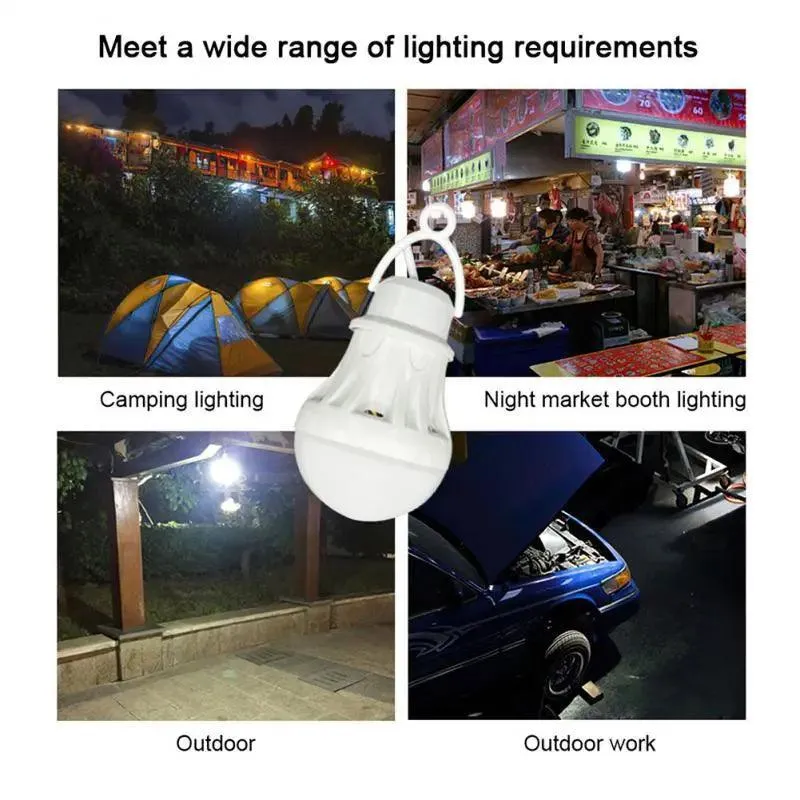 Portable LED Light Bulb: Versatile Mini Lamp for Camping & Study